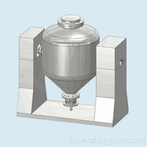 Cristalizador rotatorio cónico simple de acero inoxidable